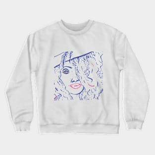 Face of a Woman Crewneck Sweatshirt